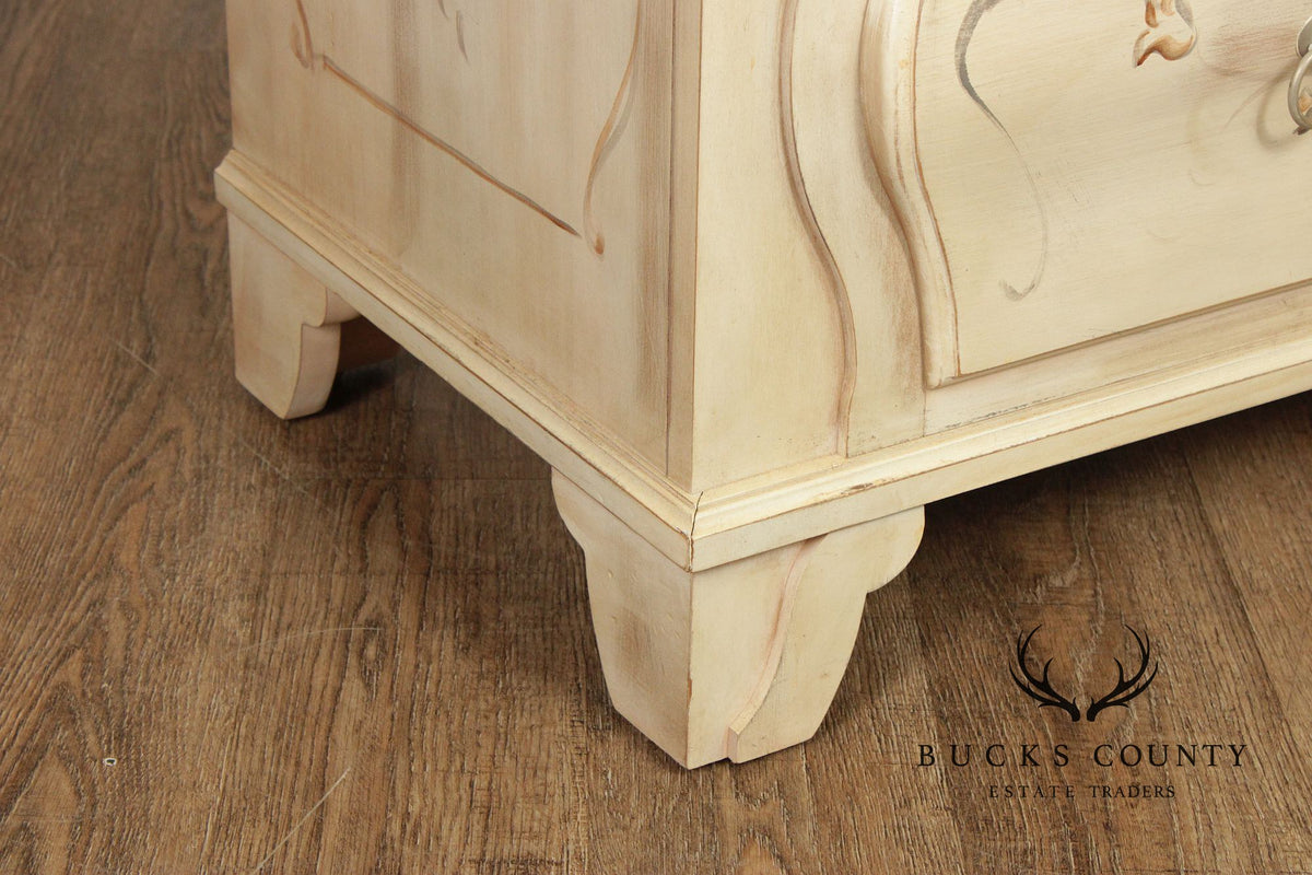 Ethan Allen 'Legacy' Paint Decorated Chest of Drawers