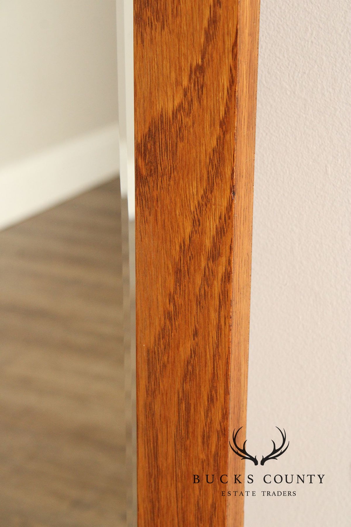 Lane Brutalist Oak Wall Mirror