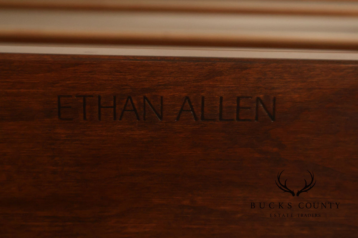 Ethan Allen 'Georgian Court' King Cherry Poster Bed