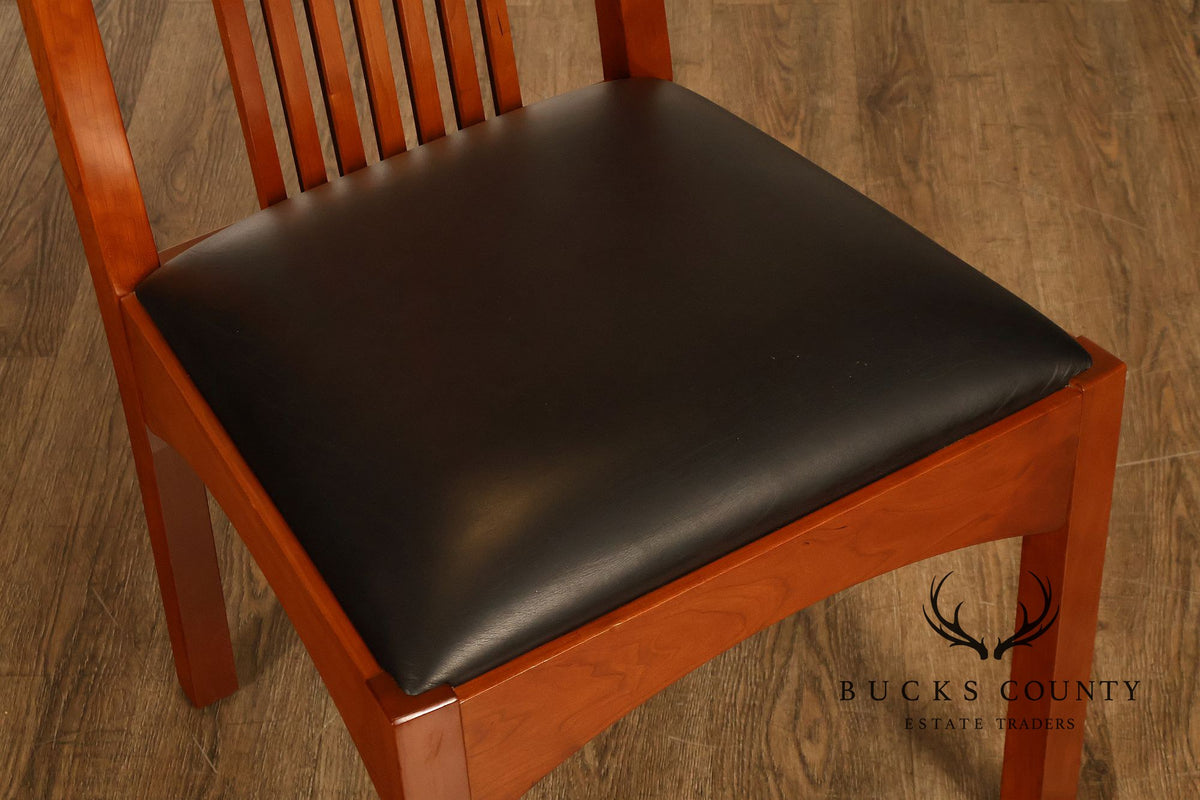 Stickley 21st Century Collection Set of Six Cherry Dining Chairs