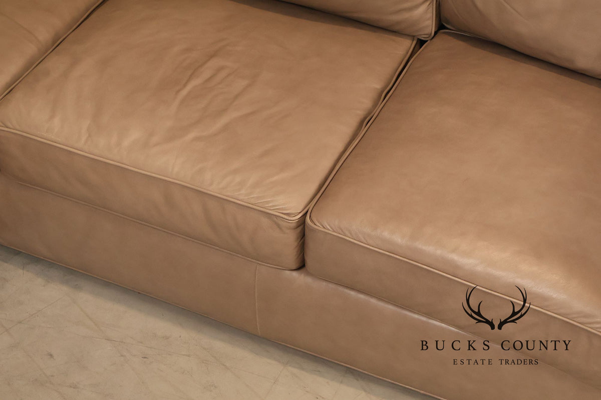 Century Furniture Leather Sectional Sofa