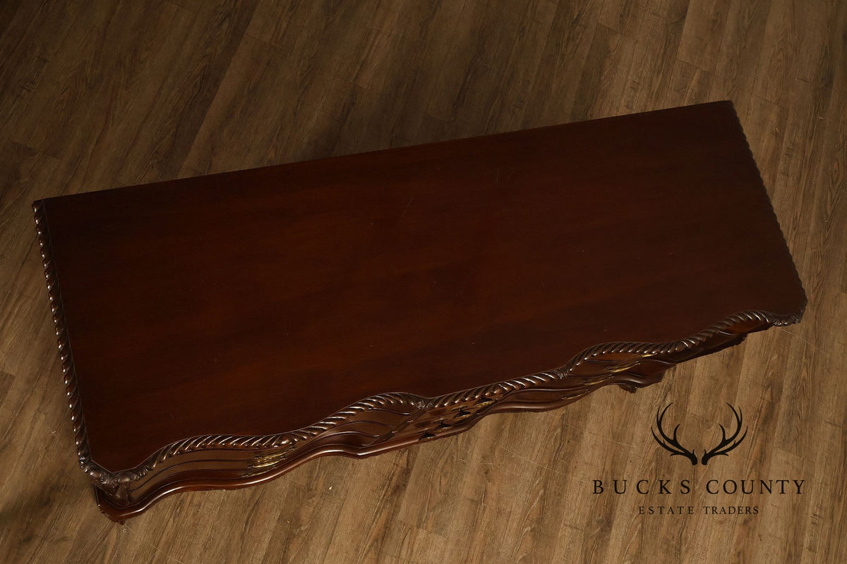 H. Feldenkreis Philadelphia Custom Mahogany Serpentine Front Dresser