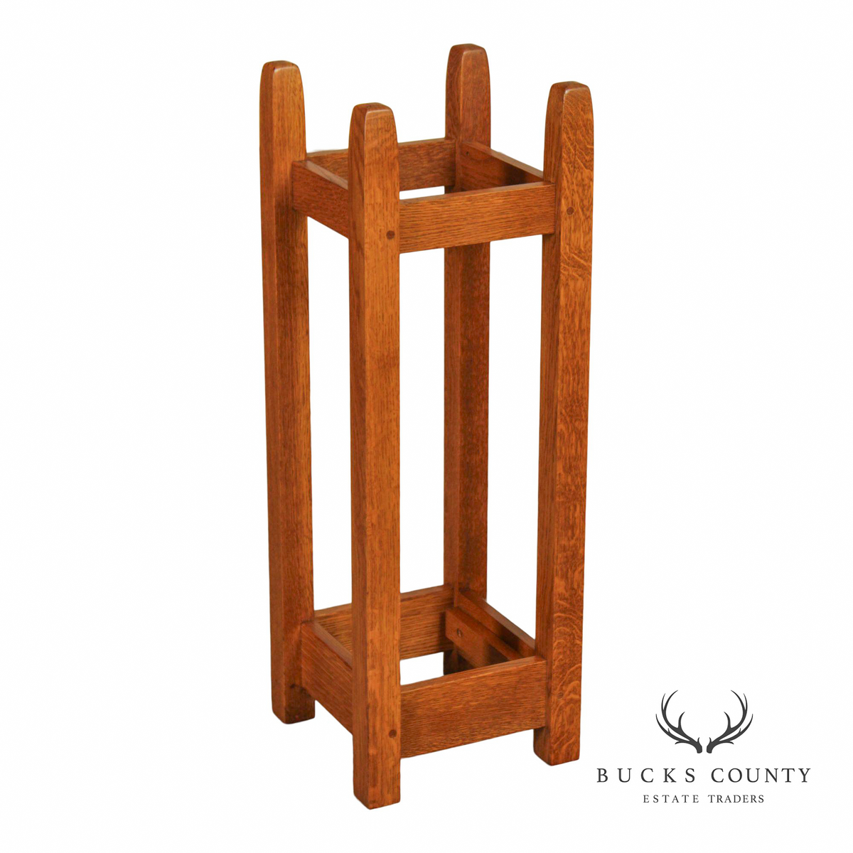 Stickley Furniture Mission Collection Oak Umbrella Stand