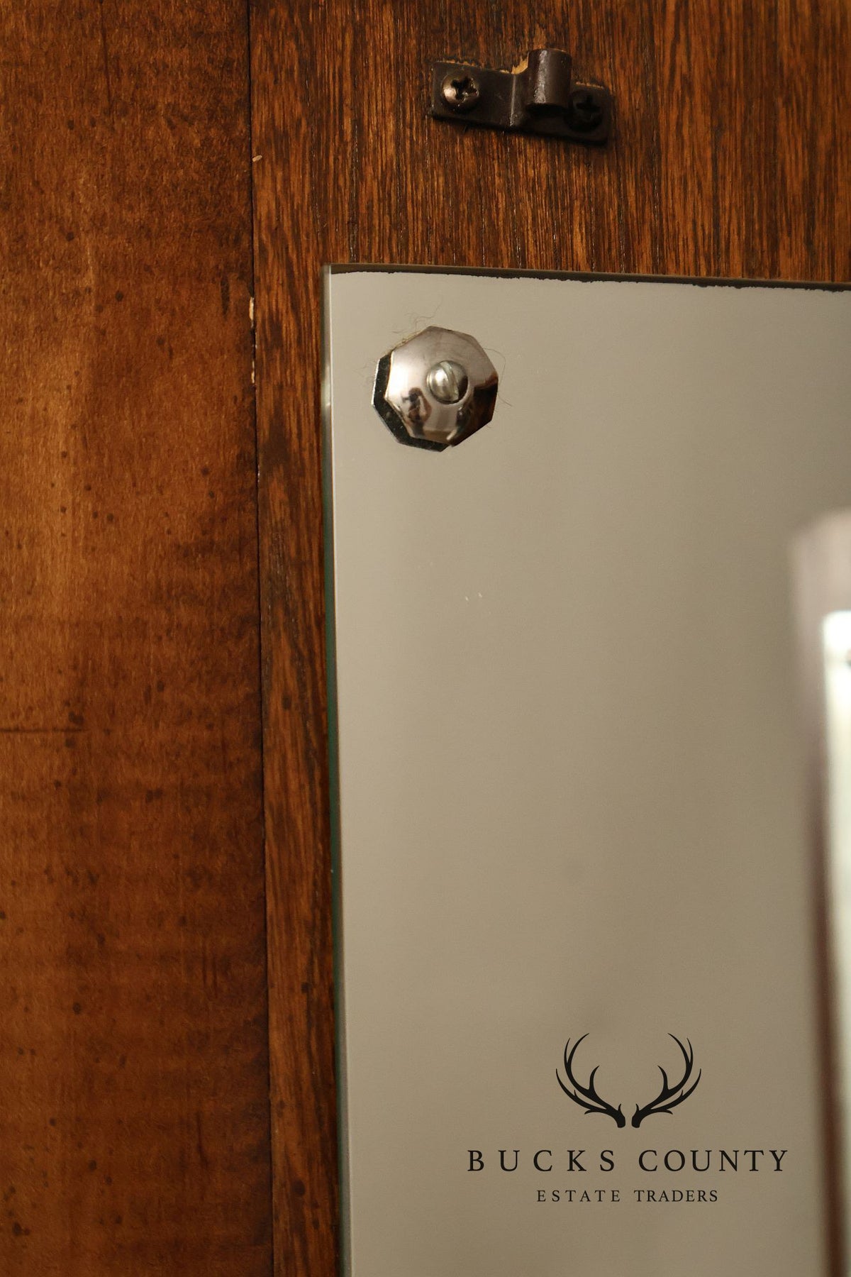 Vintage Campaign Style Wardrobe Armoire Cabinet