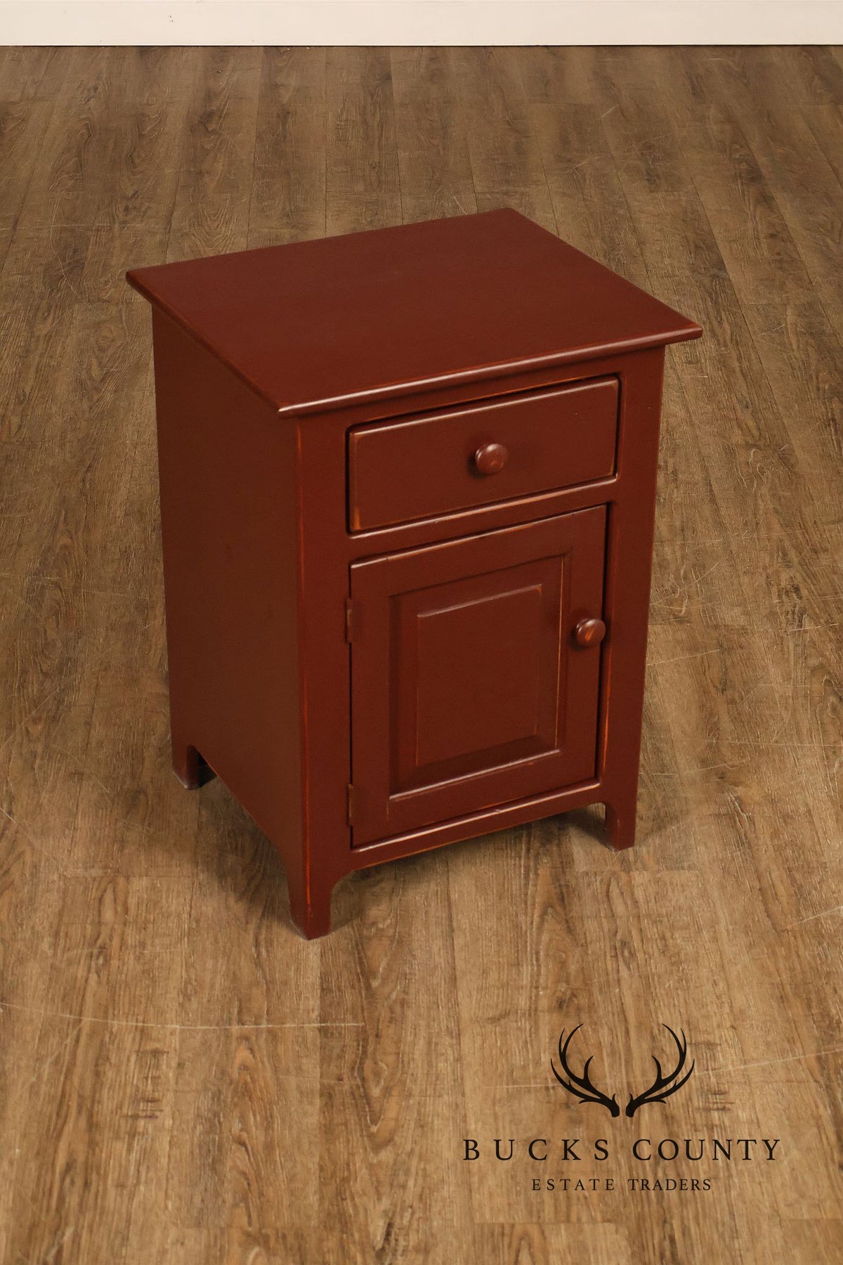American Heritage Shaker Style Pair of Painted Nightstands