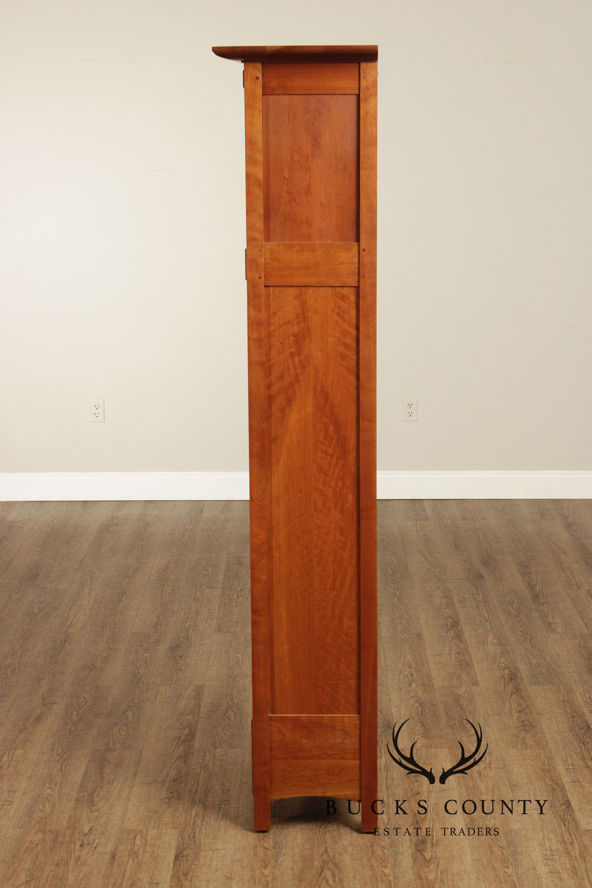 Stickley Mission Collection Cherry Tall Case Clock