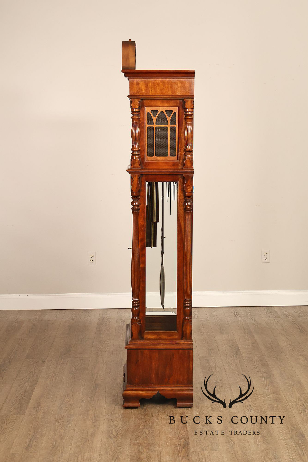 Ridgeway Traditional Cherry Grandfather Clock