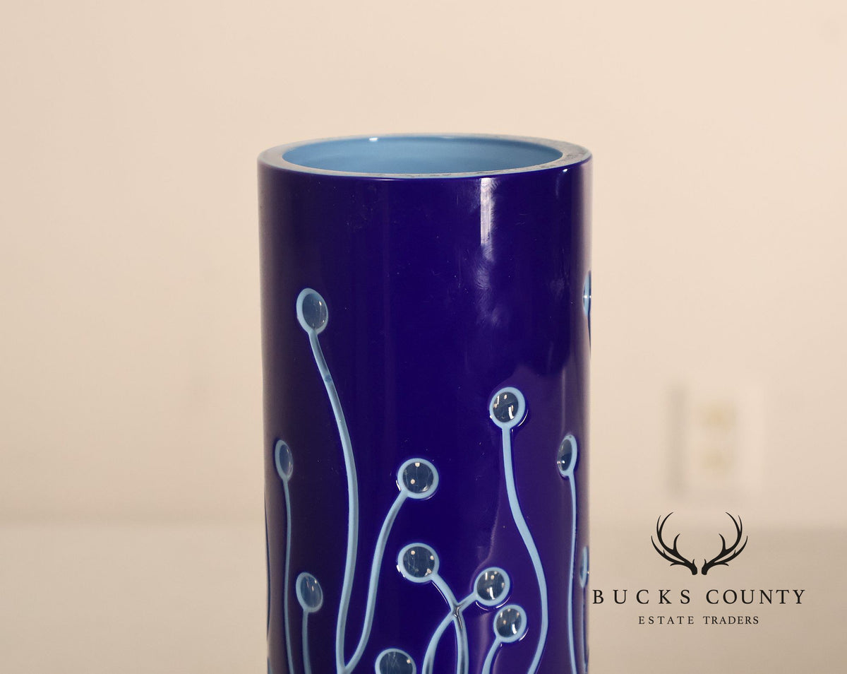 Wedgwood 'Neptune' Blue Vase