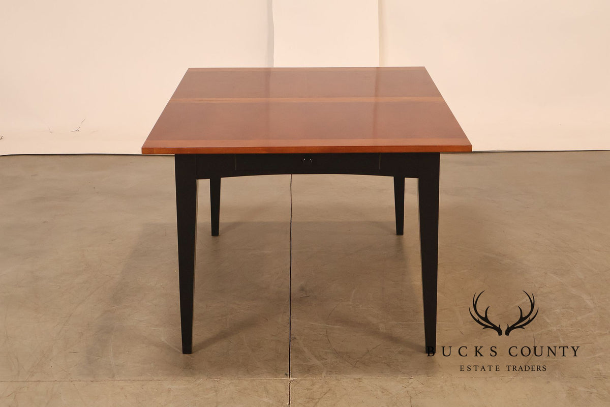 Stanley Farmhouse Style Dining Table With Drawer