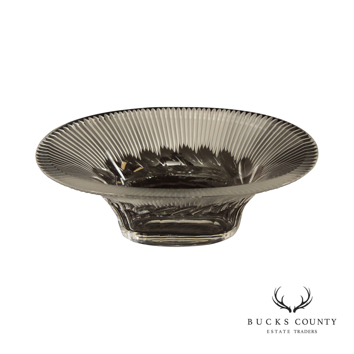 Ceska Czech Cut Glass or Crystal Bowl