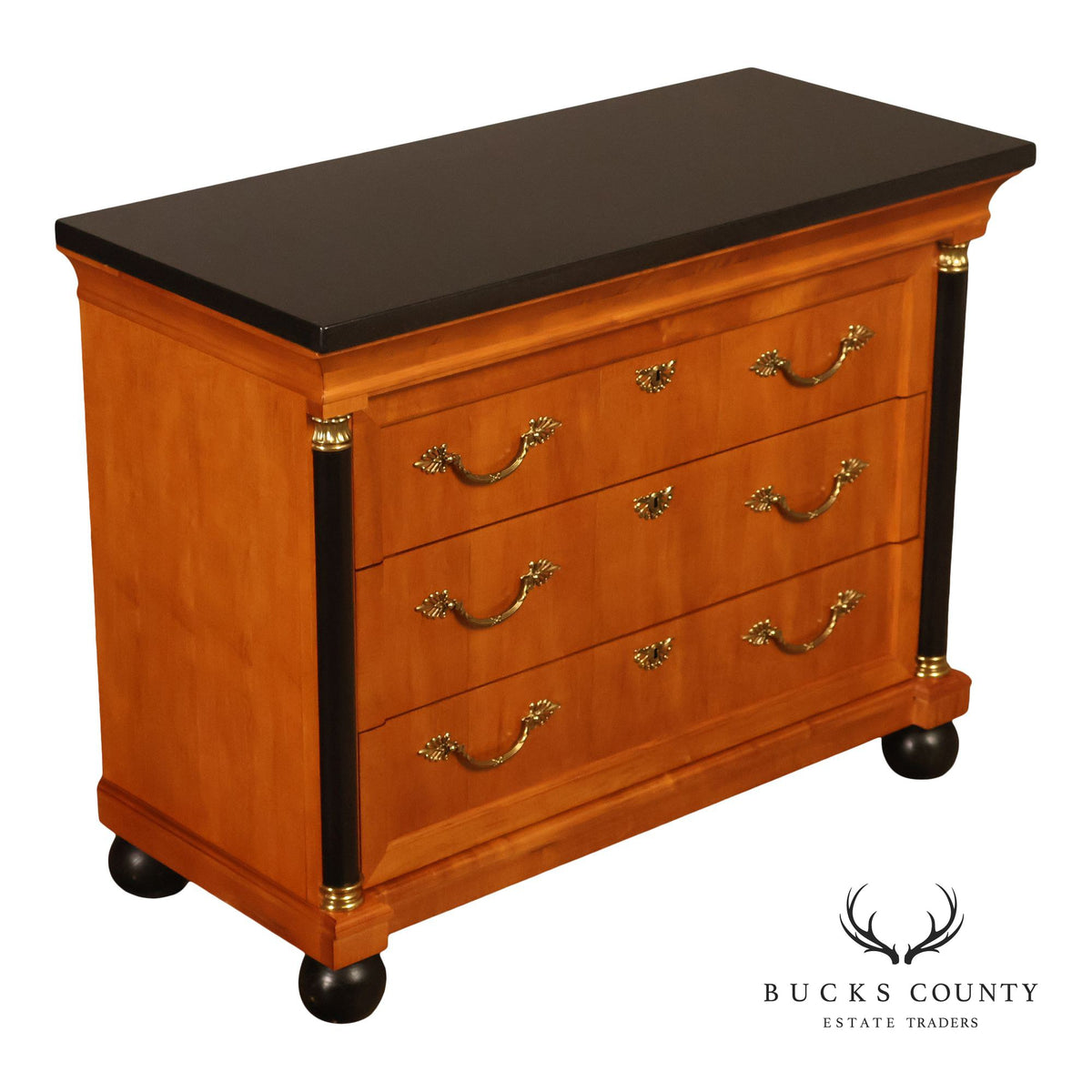 Thomasville Grand Classics Empire Style Maple Three Drawer Dresser