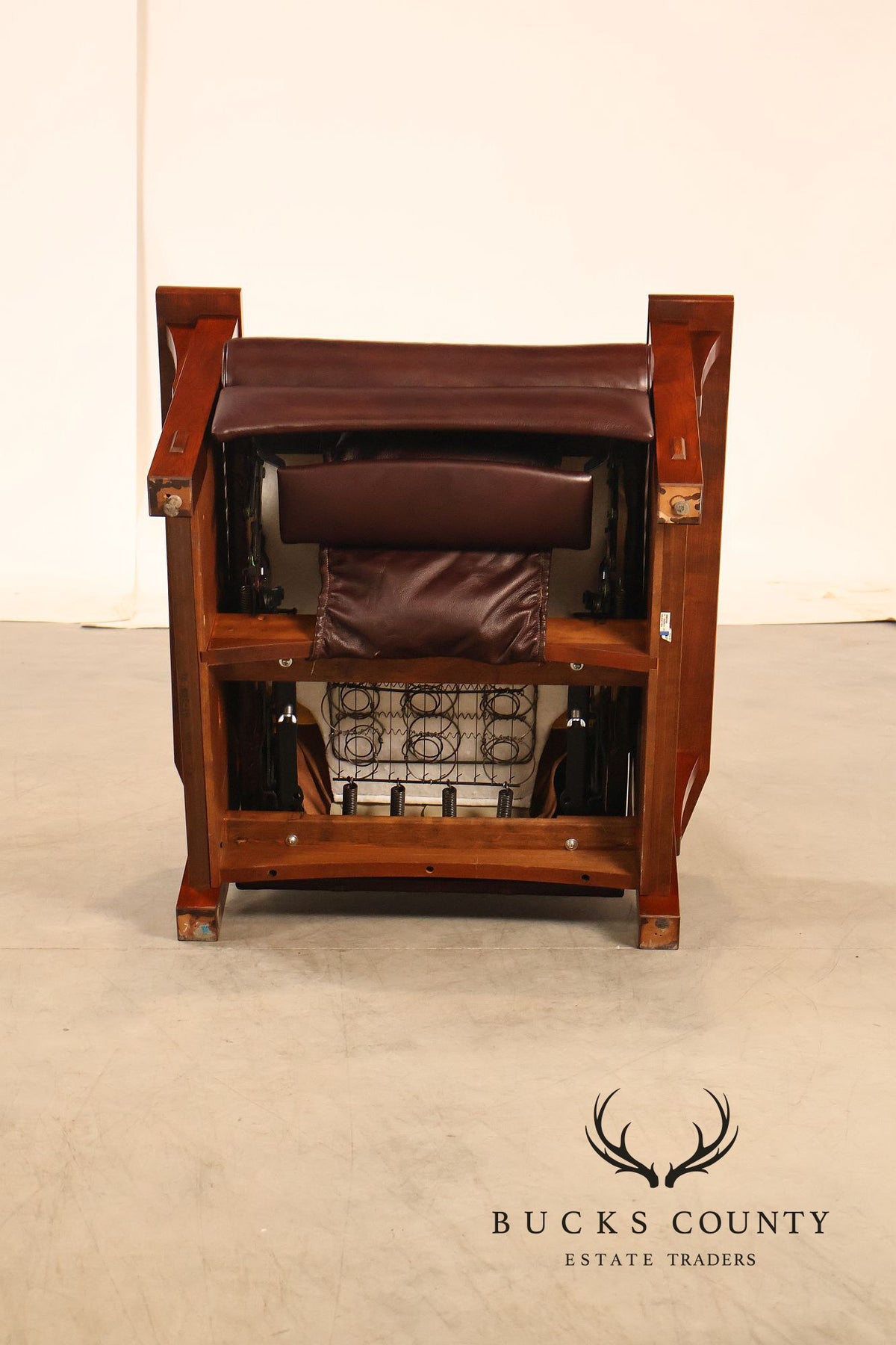 Stickley Mission Collection Cherry Spindle Morris Recliner