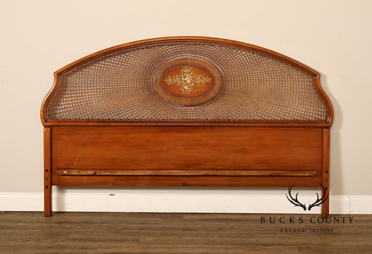Medea 'Raggio Di Sole' Caned Queen Headboard