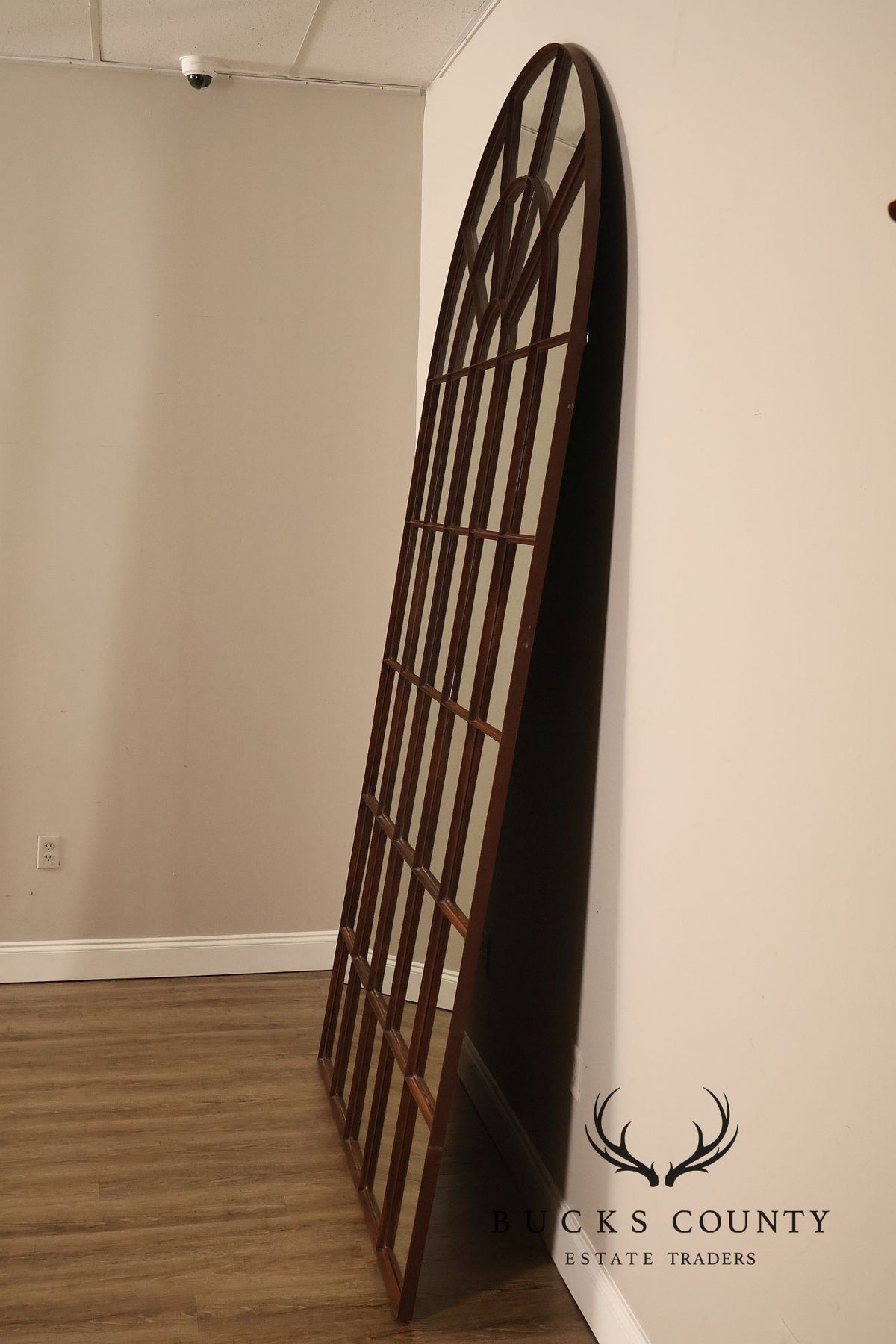 Restoration Hardware Large Palladian Iron Panel Mirror 108" x 56"