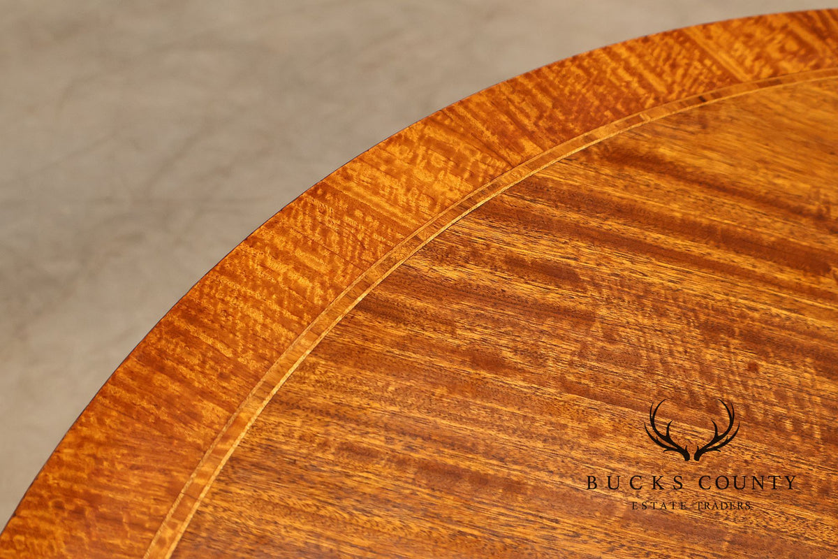 Baker Furniture 'Collectors Edition' Round Mahogany Pedestal Dining Table