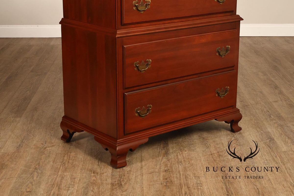 Kling Furniture Co. Traditional Cherry Highboy Chest Of Drawers