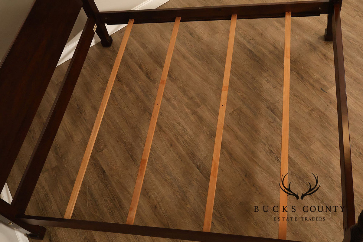 Ethan Allen 'Georgian Court' King Cherry Poster Bed