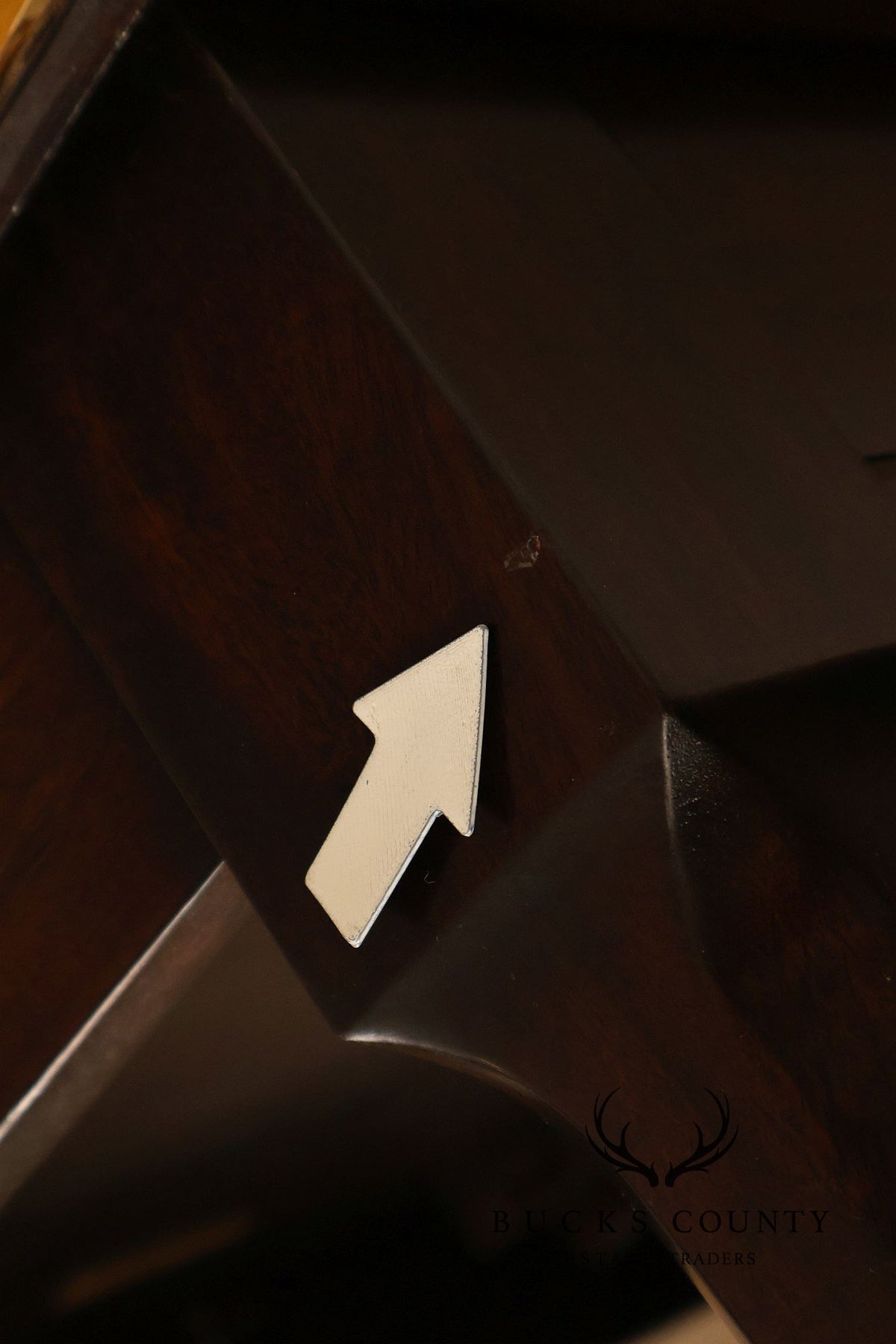 THEODORE ALEXANDER MAHOGANY BARON COCKTAIL TABLE