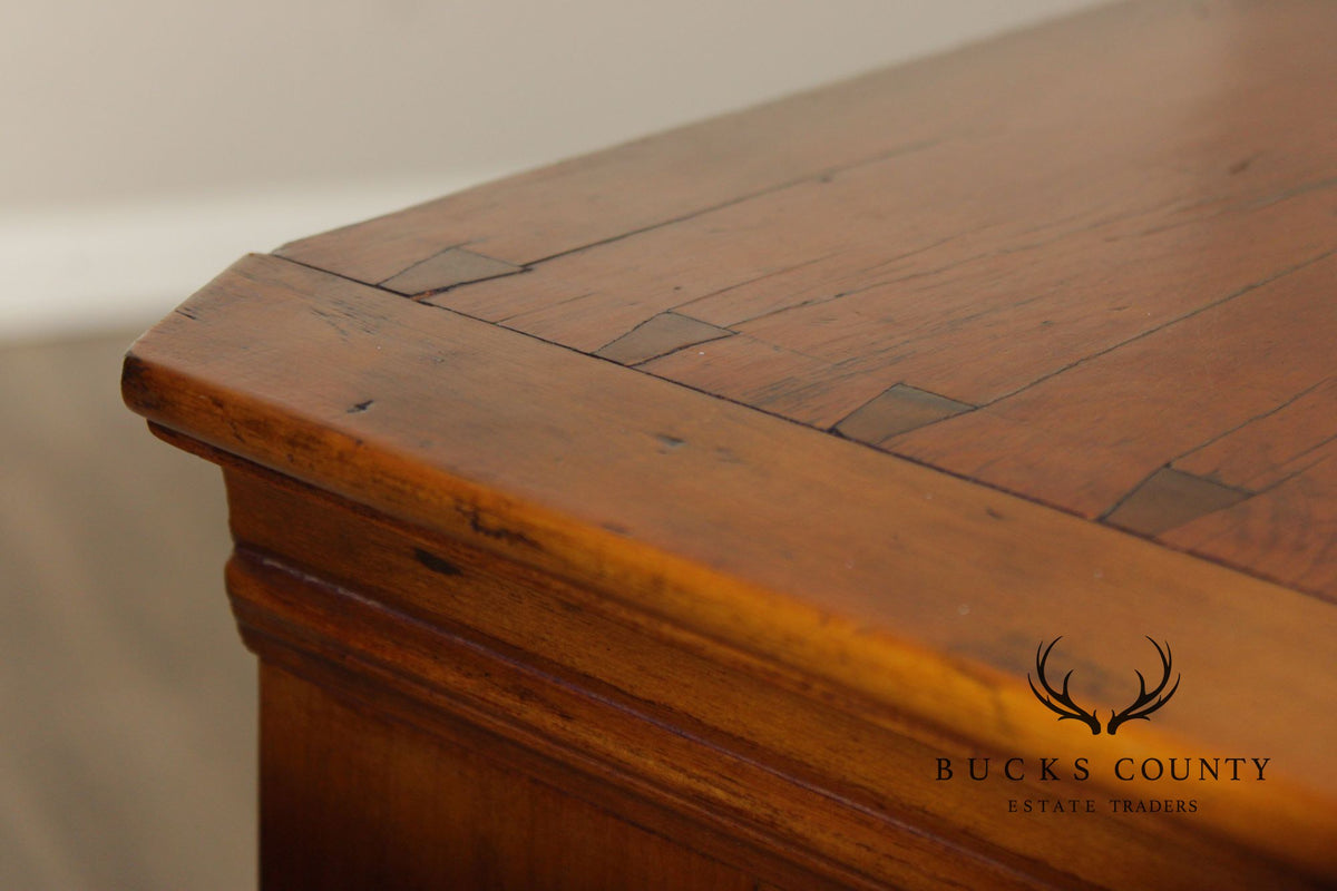 Antique American Chippendale Birdseye Maple Six Drawer Tall Chest, C.1780
