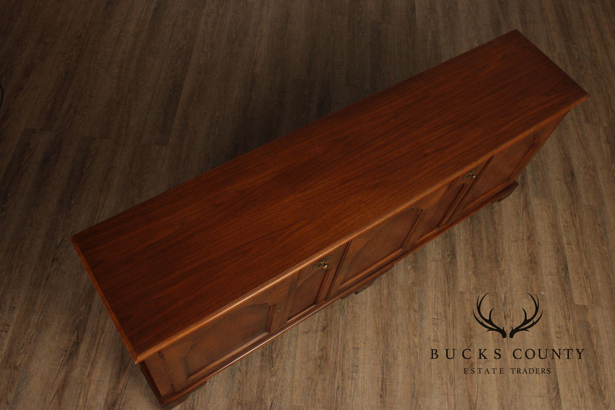 Baker Milling Road Georgian Style Walnut Buffet Sideboard