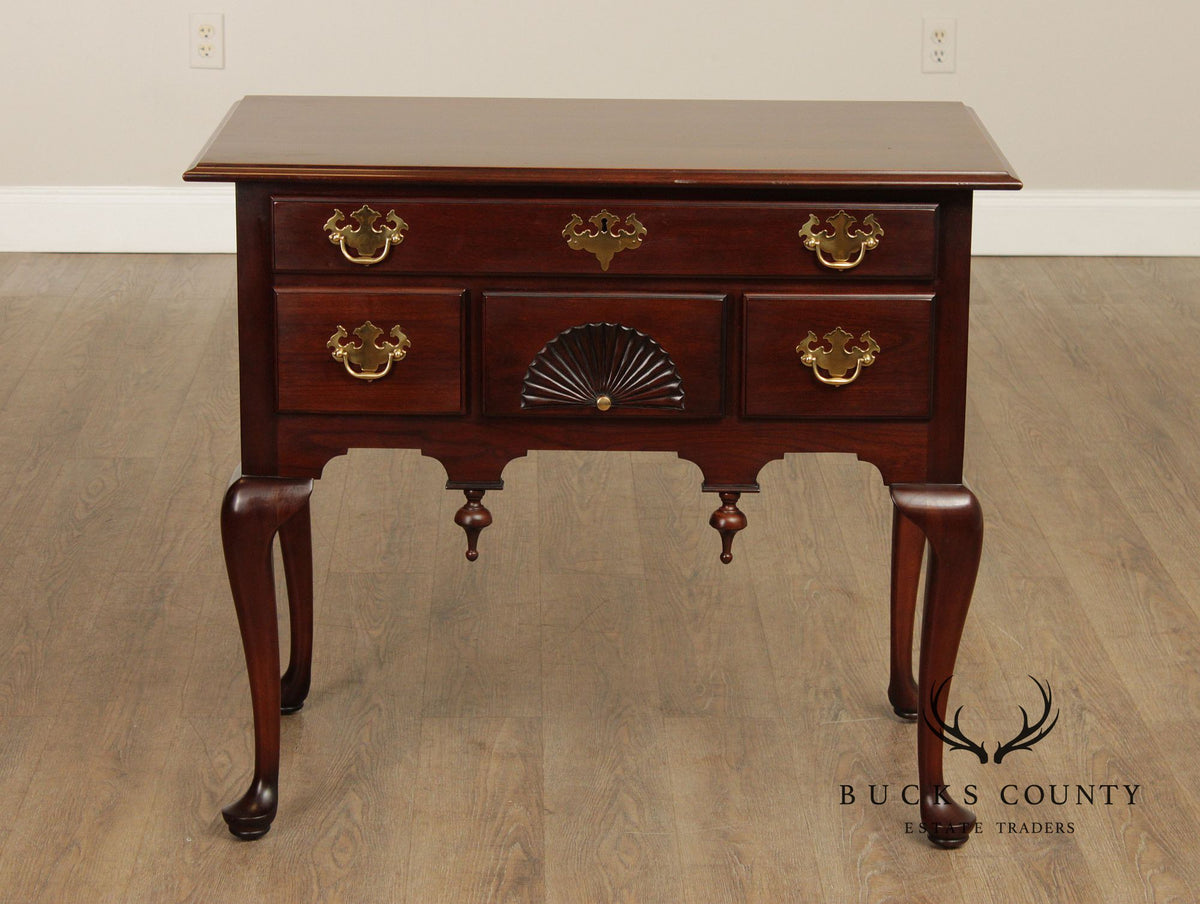 Statton Private Collection Queen Anne Style Cherry Lowboy
