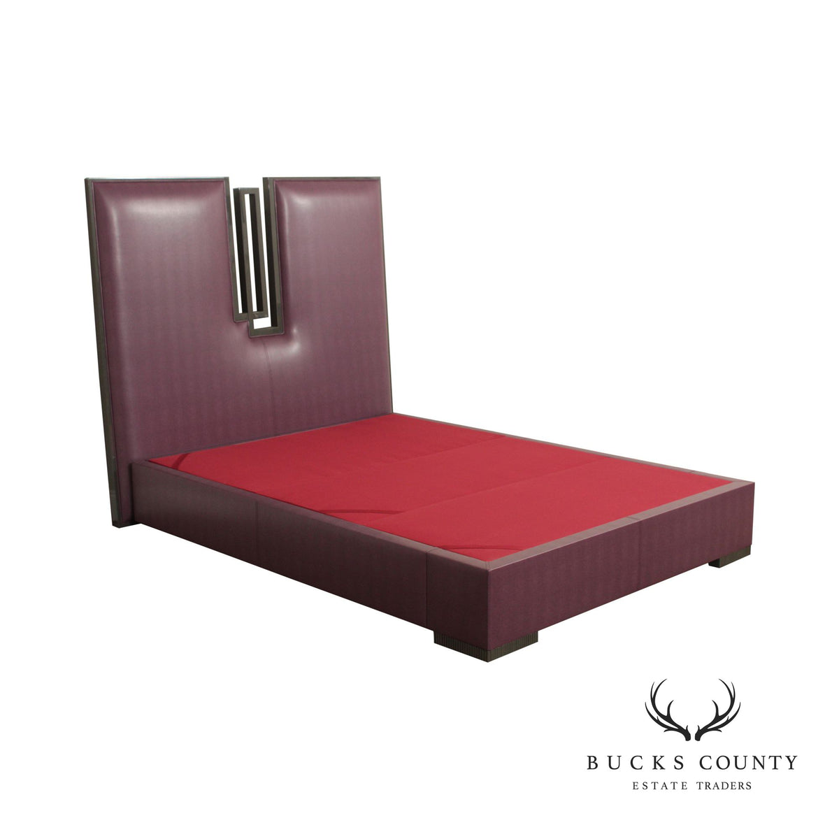 Christopher Guy Art Deco Style Queen Size Bed Frame