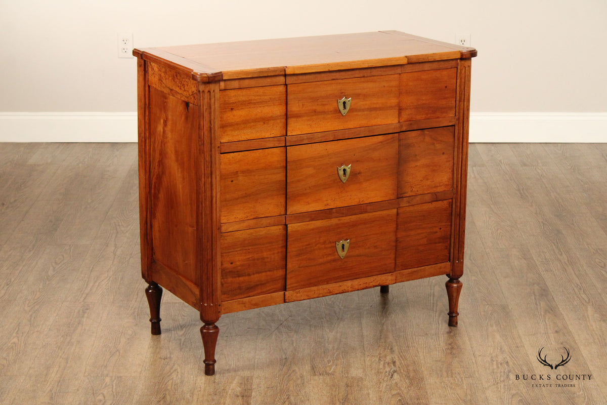 Antique French Directoire Style Walnut Chest of Drawers