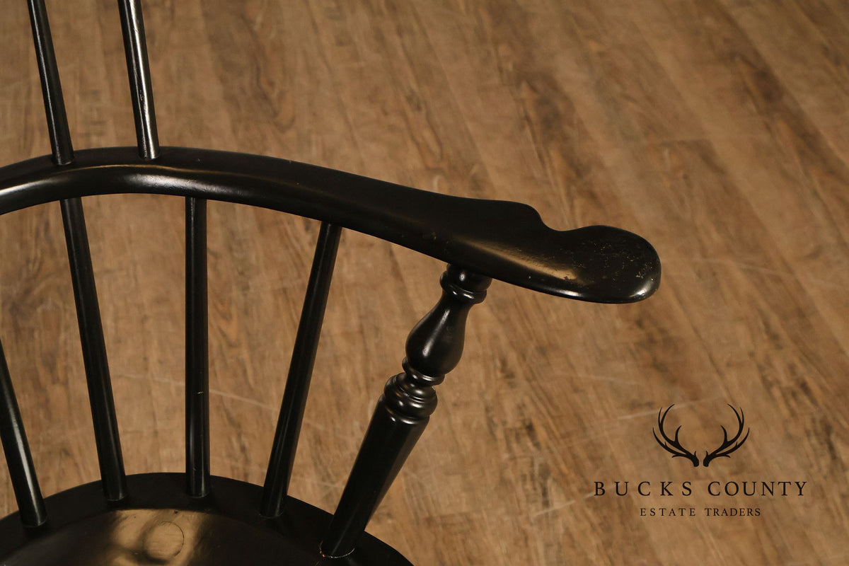 James Brown Ebonized Windsor Armchair Replica Windsor