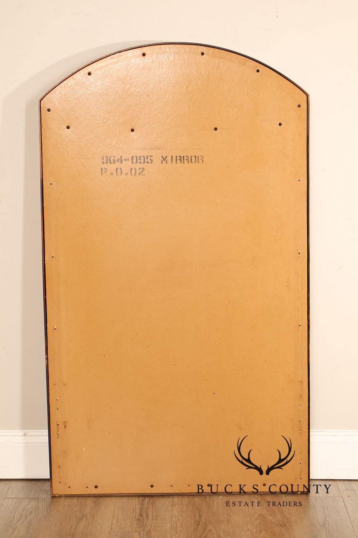 Mid Century Modern Brutalist Arched Wall Mirror