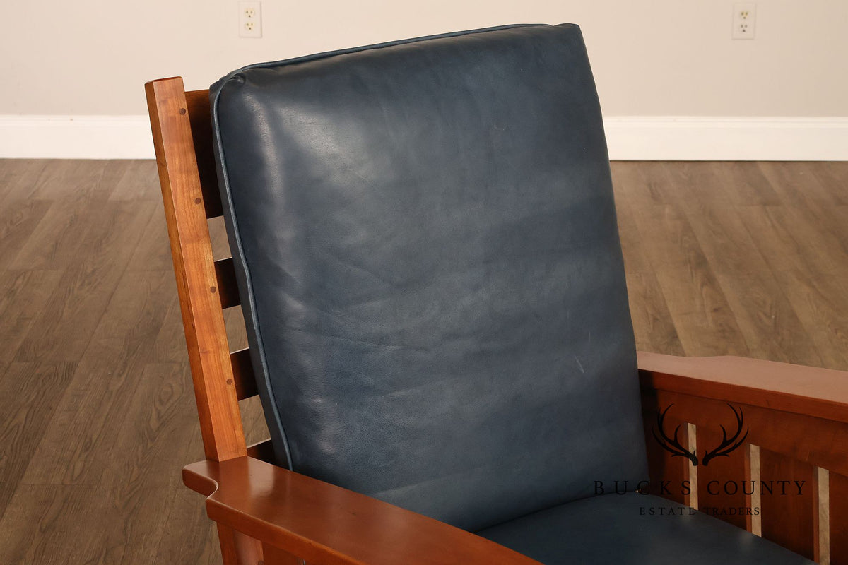 Stickley Mission Collection Cherry and Leather Rocker