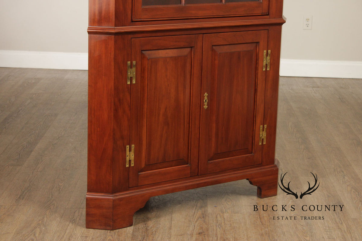 Henkel Harris Cherry Corner Cabinet