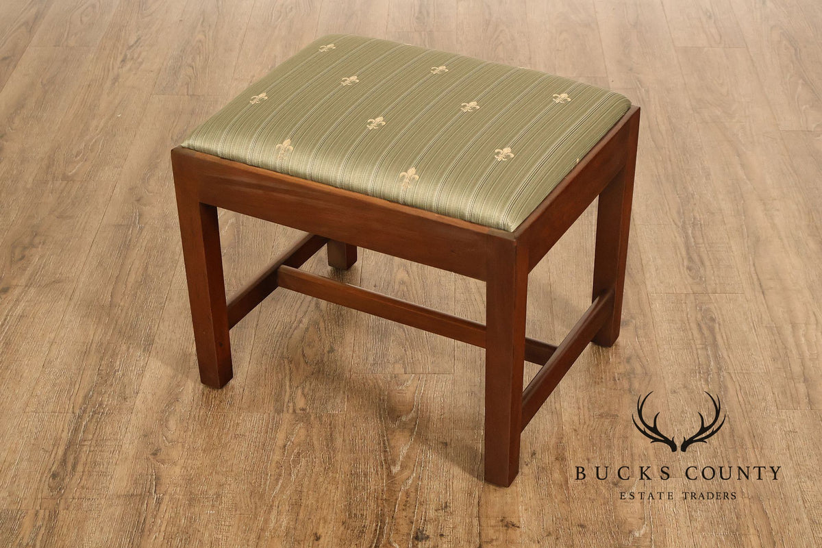 Kittinger Williamsburg Adaptation Mahogany Footstool