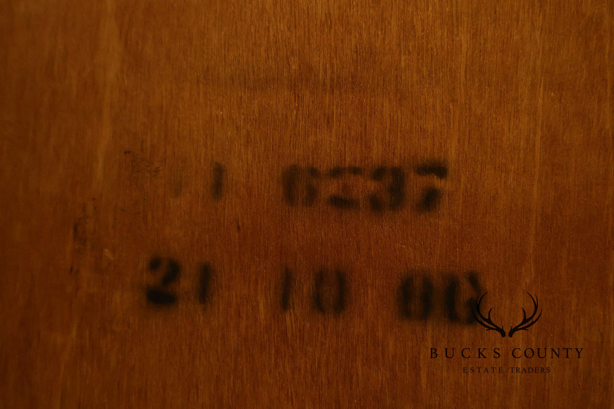 Ethan Allen Georgian Style Cherry Flip Top Server