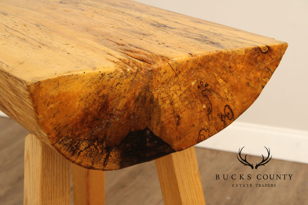 Rustic Style Mixed Woods Pub Table