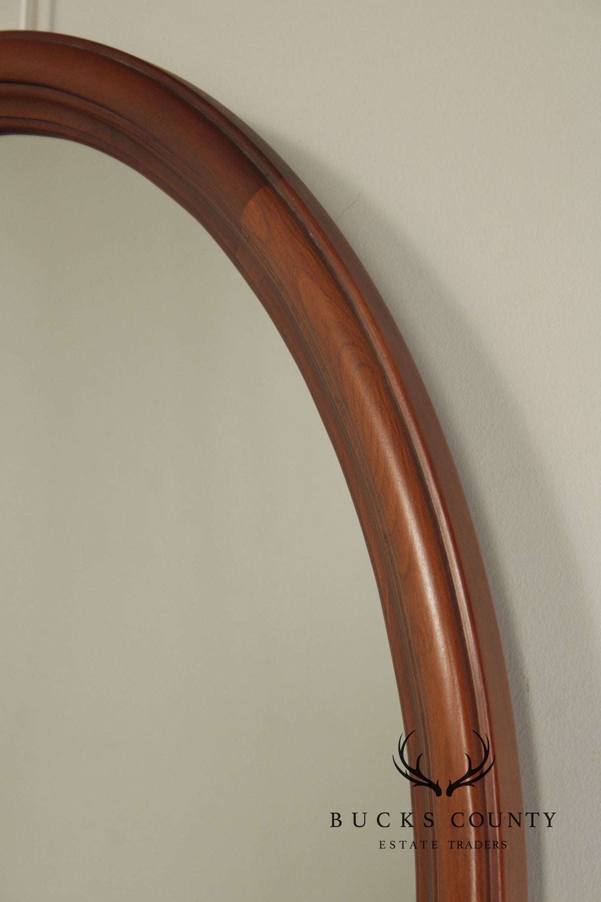 Henkel Harris Oval Cherry Wall Mirror