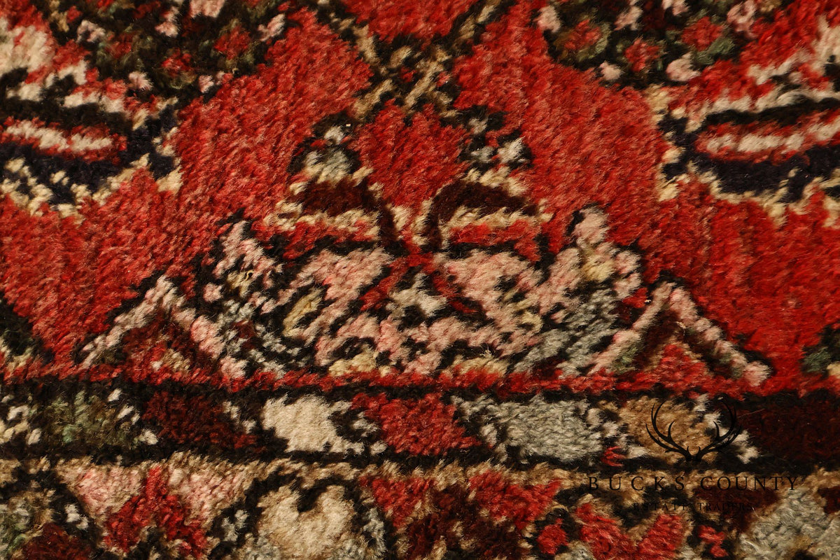 Hamedan Vintage Hand Woven Wool Area Rug