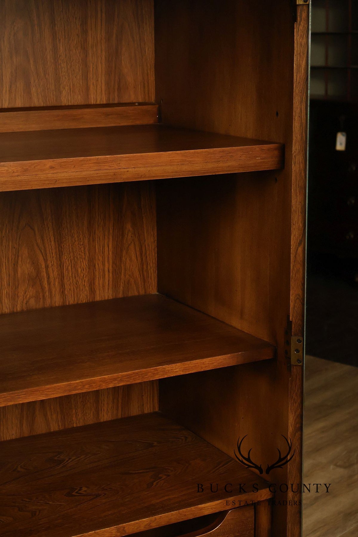 Vintage Campaign Style Wardrobe Armoire Cabinet