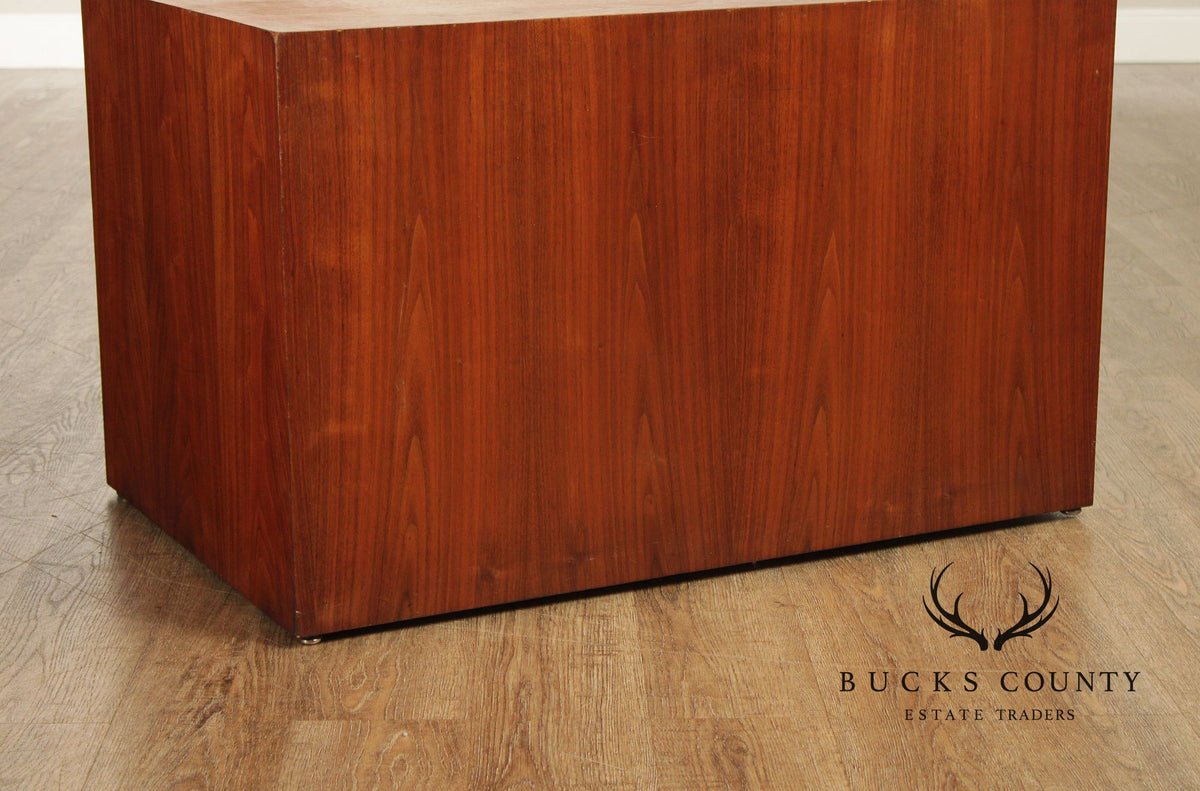 Mid-Century Modern Walnut Rectangular Coffee Table