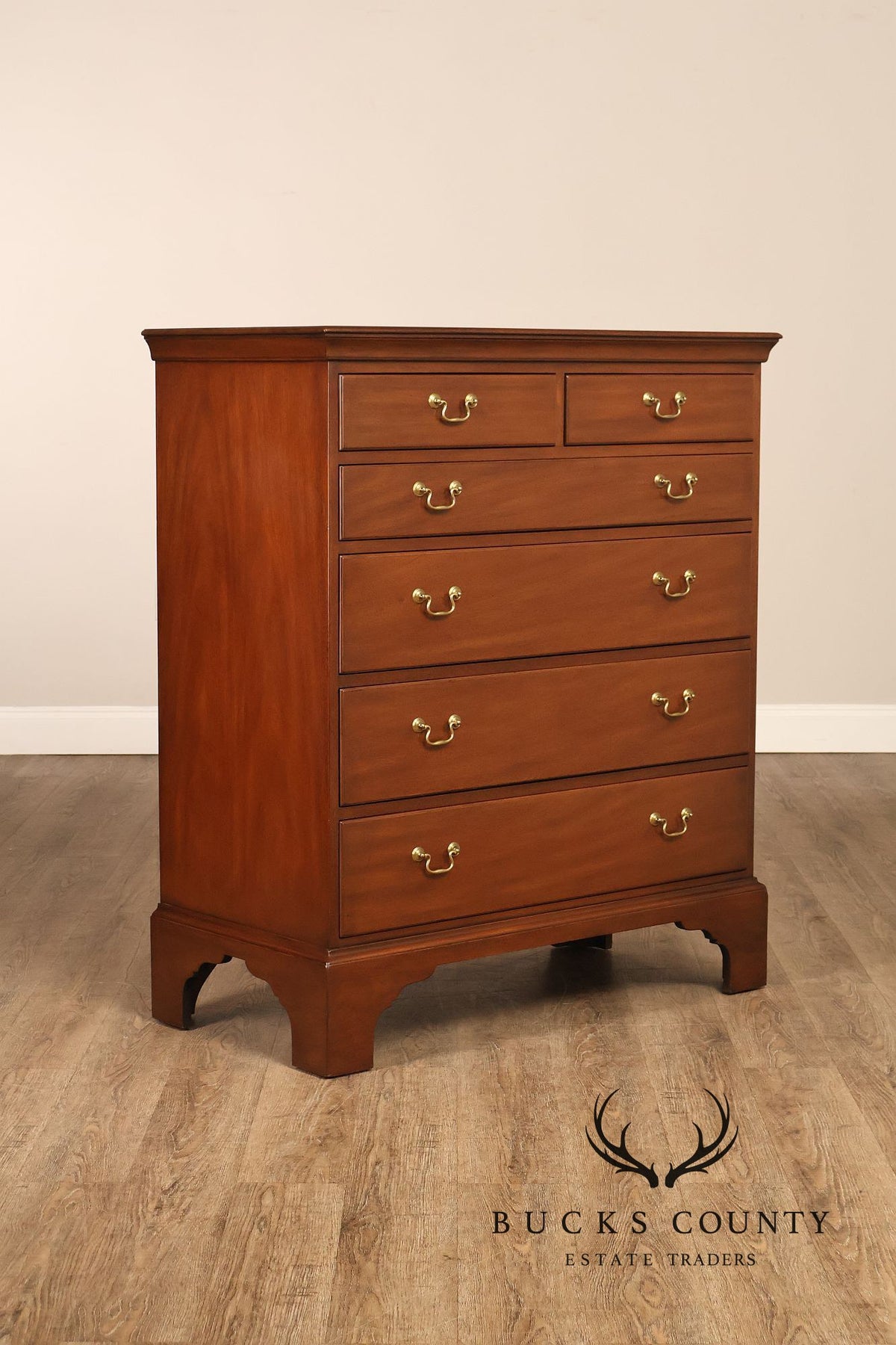 Kittinger Williamsburg Adaptation Georgian Style Mahogany Chest Of Drawers