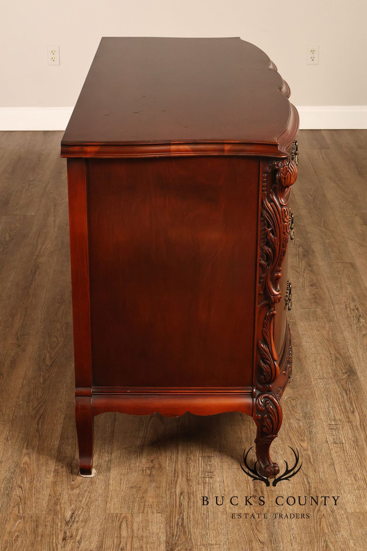 Vintage 1940s Victorian Mahogany Chest of Drawers