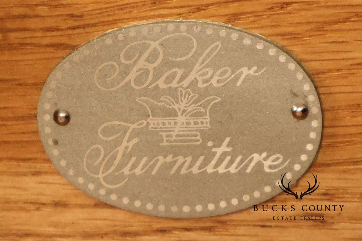 Baker Furniture Neoclassical Style Round End Table