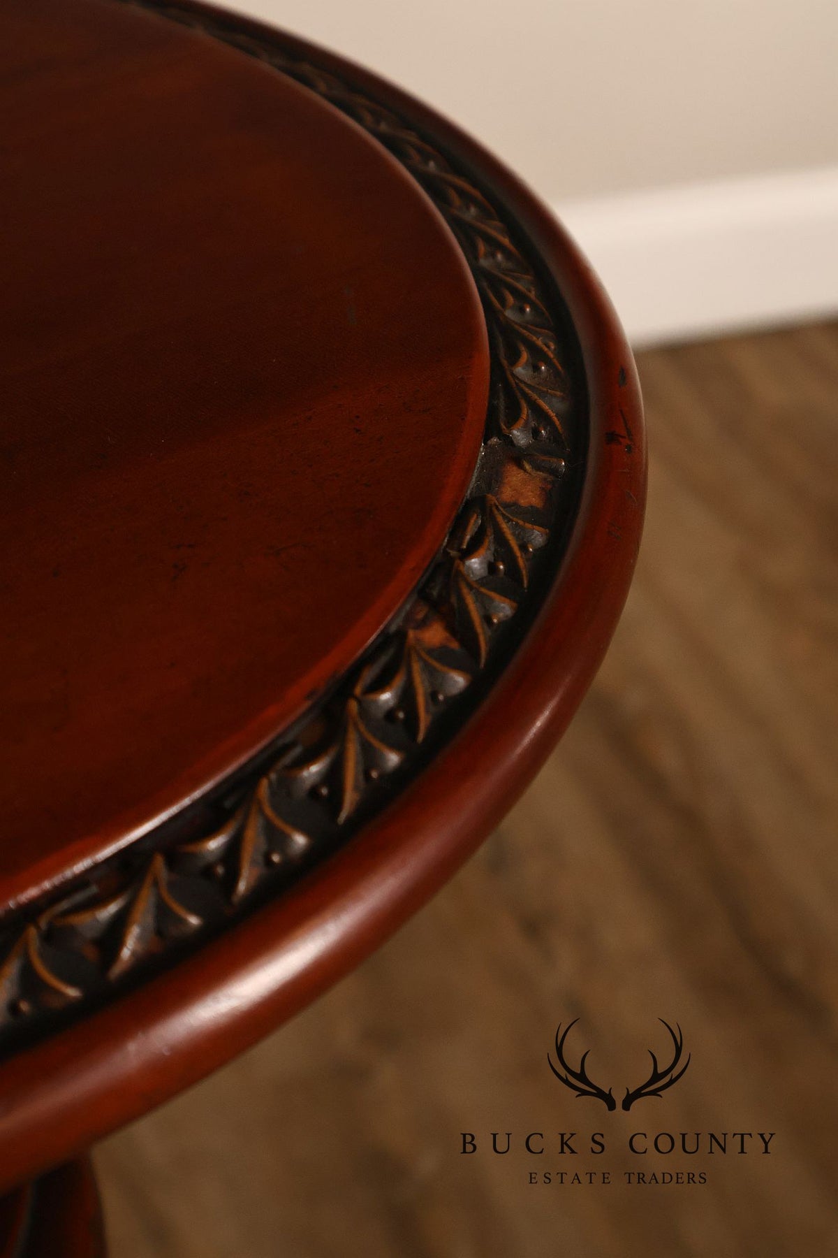 Baroque Revival Style Mahogany Carved Pedestal Stand