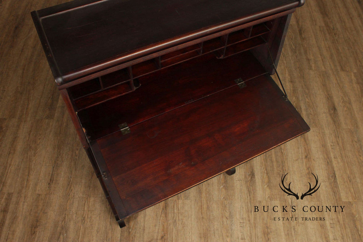 Hale Mahogany Barrister Secretary Bookcase With Desk