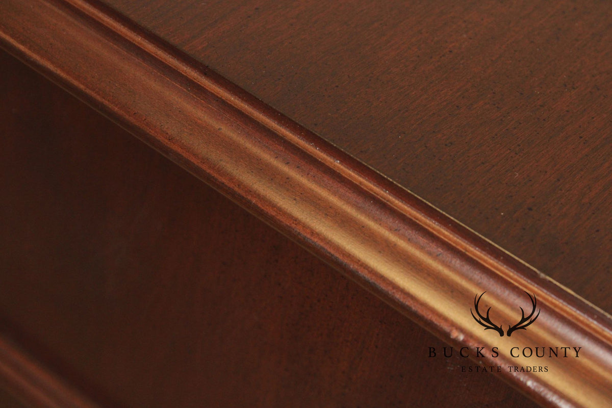 Ethan Allen Georgian Court Chippendale Style Cherry Flip Top Server