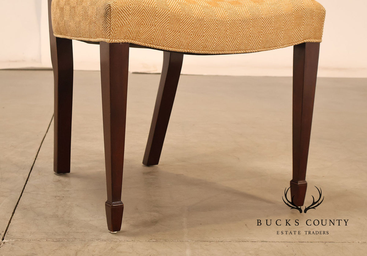 Baker Hepplewhite Style Pair of Mahogany Side Chairs