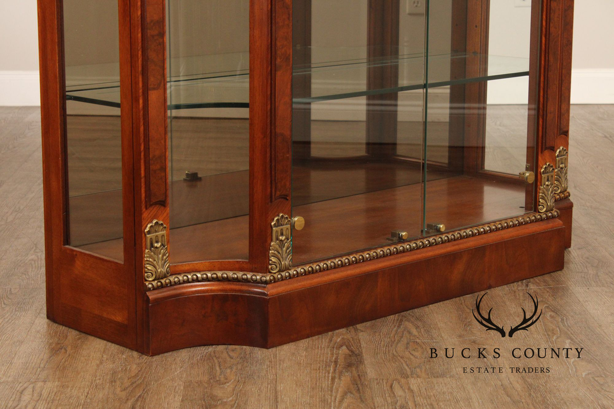 Henredon 'Grand Provenance' Walnut Display Cabinet