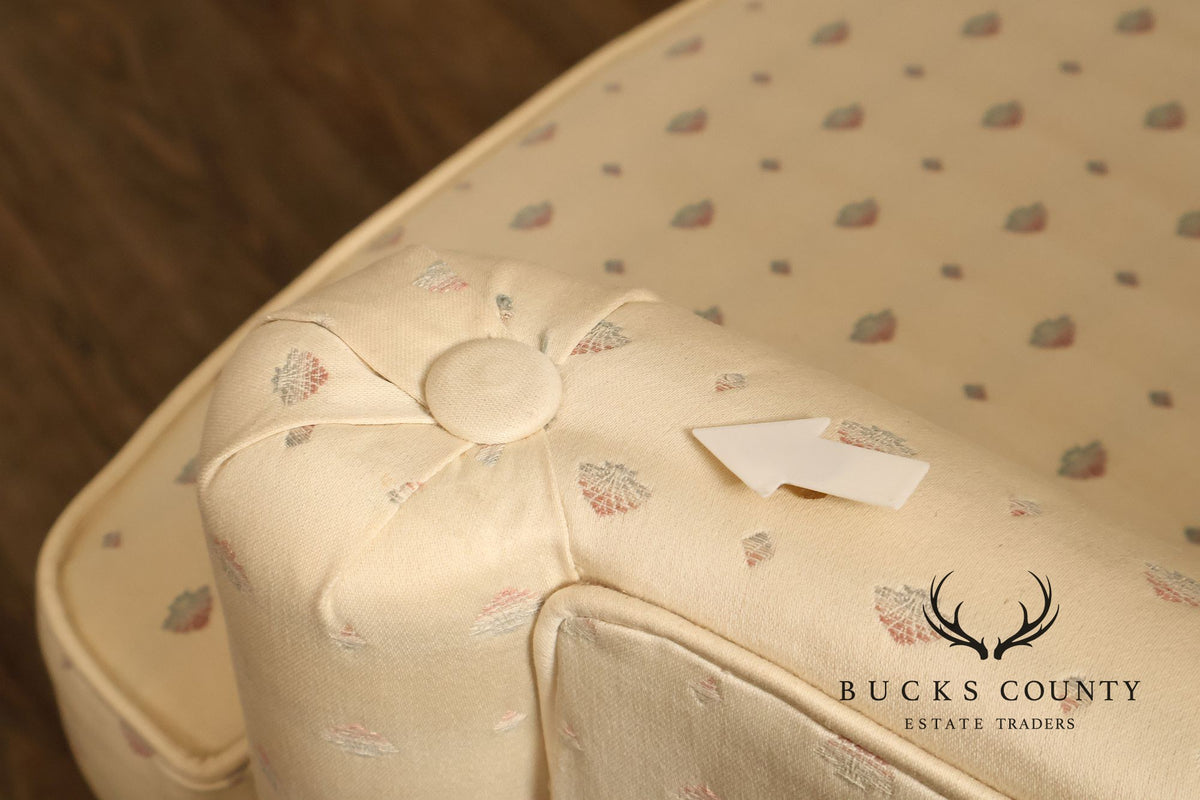 Ethan Allen Queen Anne Style Vintage Pair of Wing Chairs