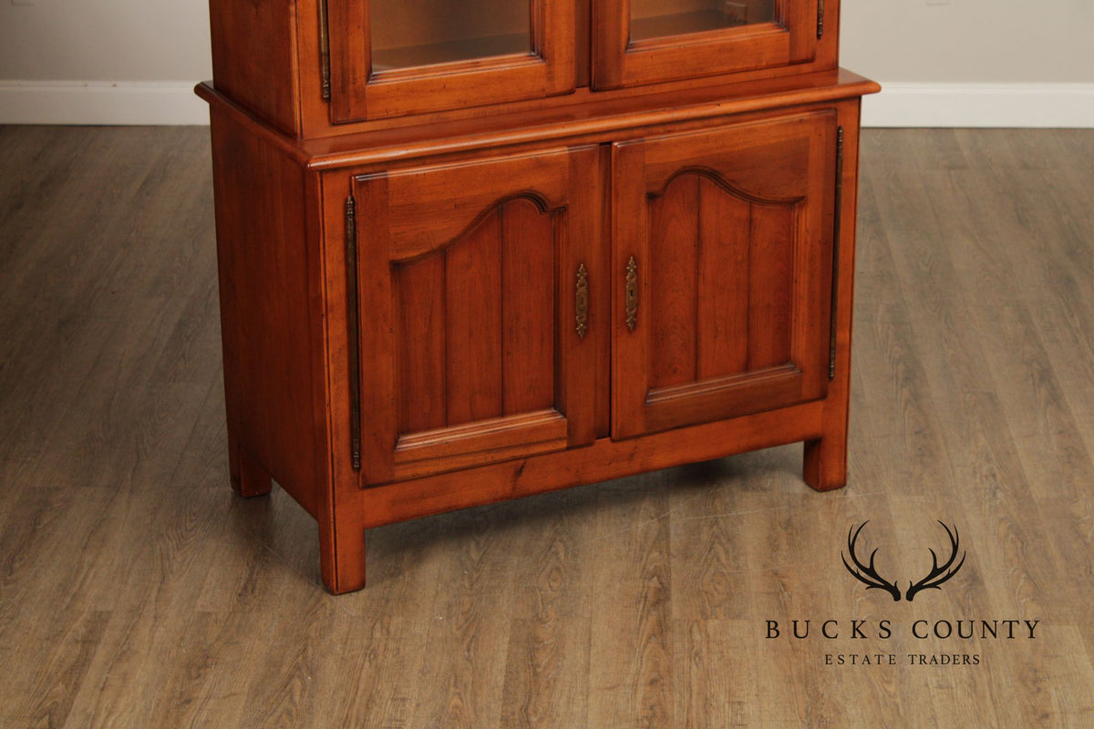 Guido Michele Italian Provincial China Display Cabinet