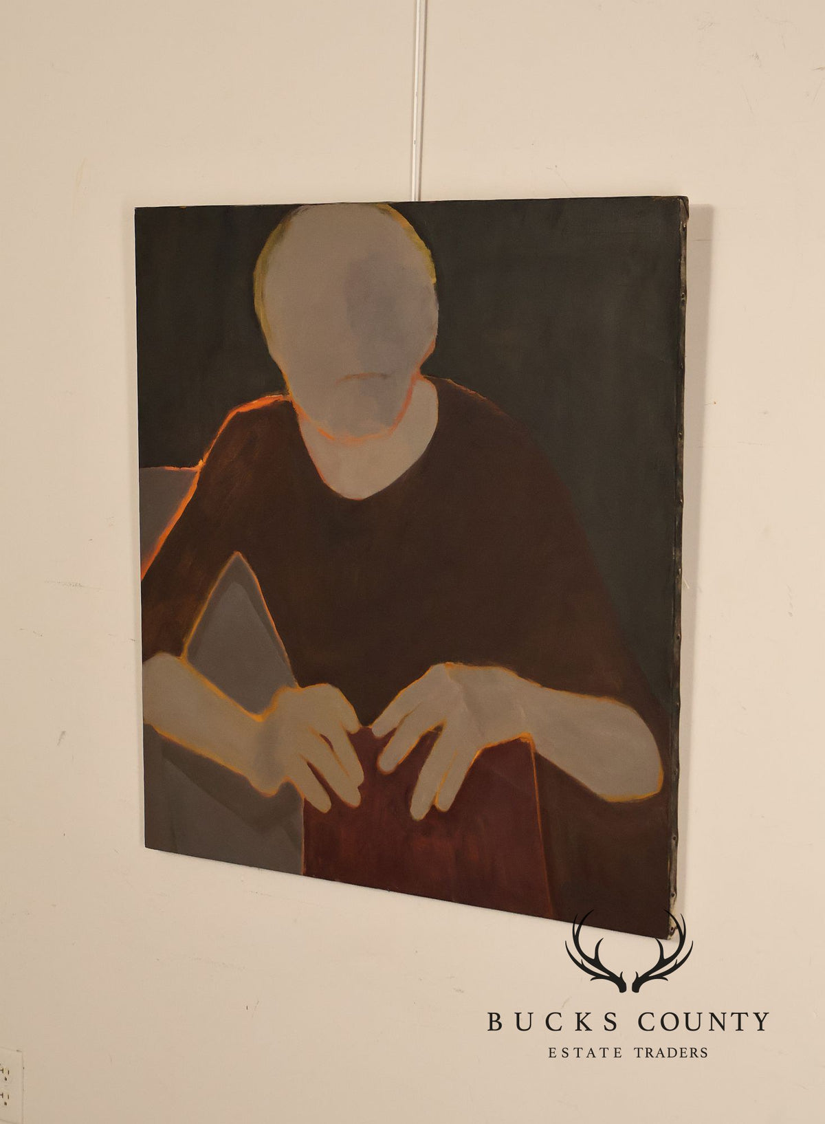 Anne Cooper Dobbins Oil Painting, 'Woman With Her Purse'