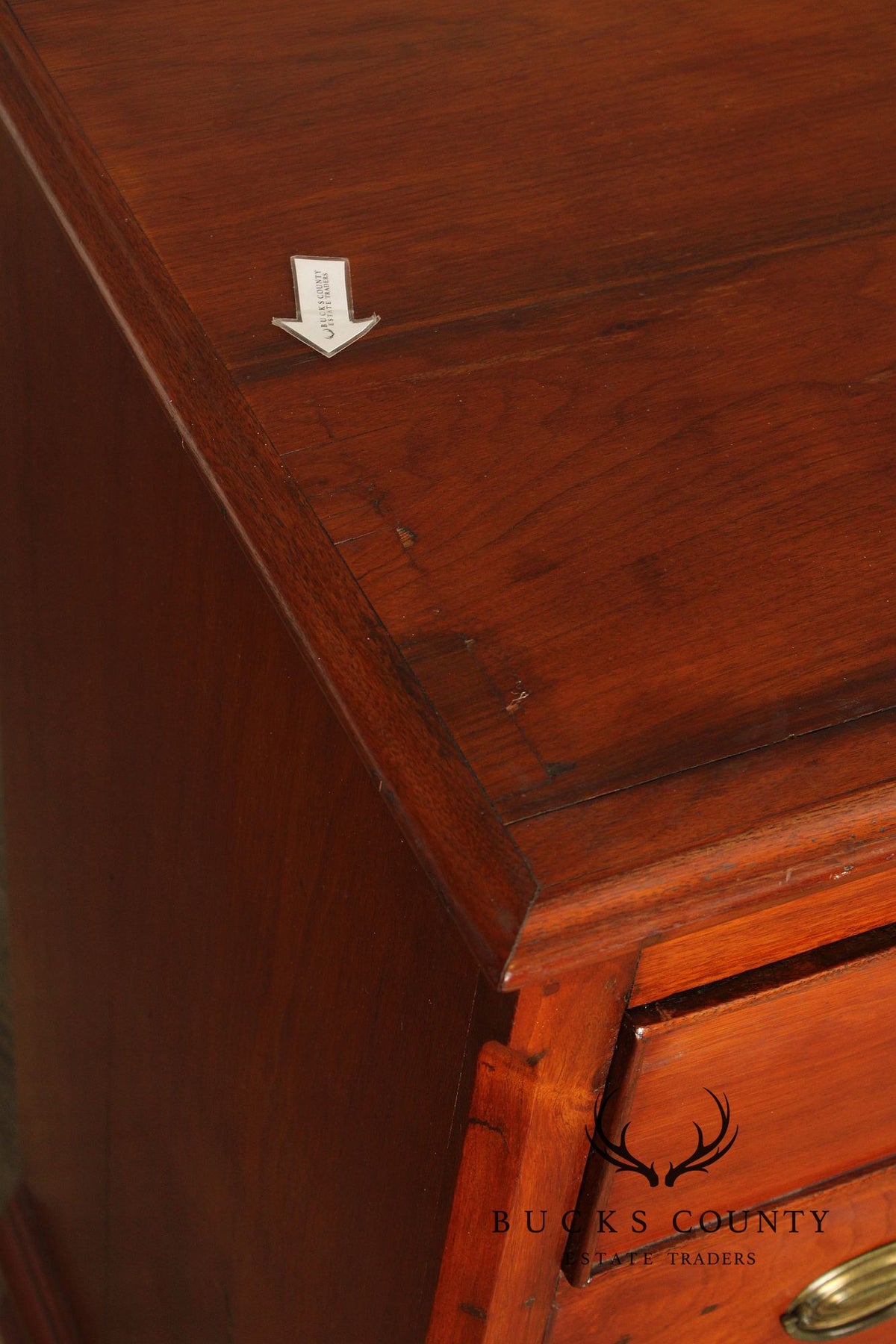 Antique American Walnut Chippendale Style Chest of Drawers
